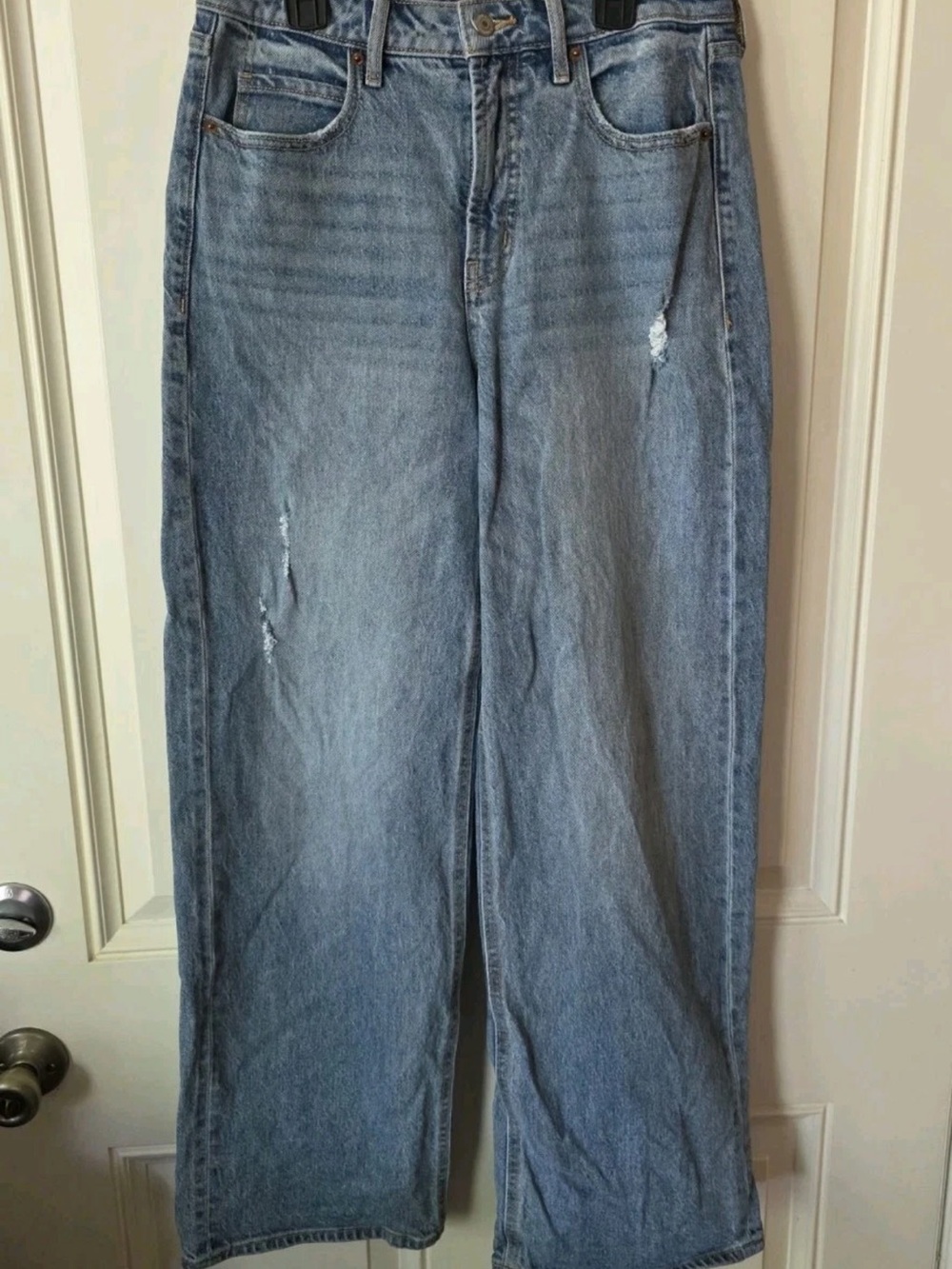 Extra high rise Light Blue Wide-Leg Women's Jeans